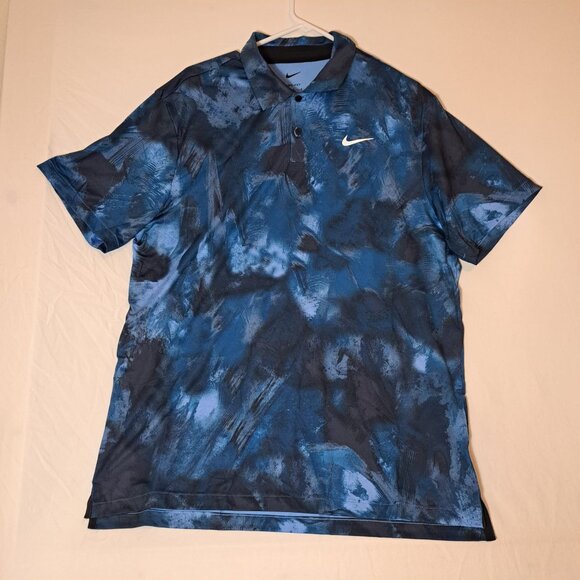 Nike Dri-FIT Tour Golf Polo Shirt Mens Large Blue FD5935-451 NEW - Picture 4 of 12